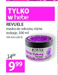 Maska do włosów Revuele extra-volume promocja