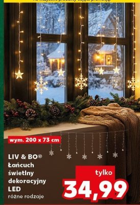 Łańcuch świetlny dekoracyjny LED LIV & BO promocja w Kaufland
