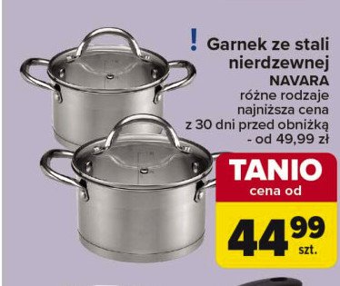 Komplet garnków navara Tadar promocja