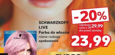 Farba do włosów różne rodzaje promocja w Kaufland