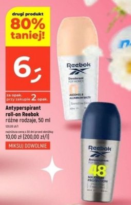 Antyperspirant roll-on Reebok różne rodzaje, 50 ml promocja w Dealz