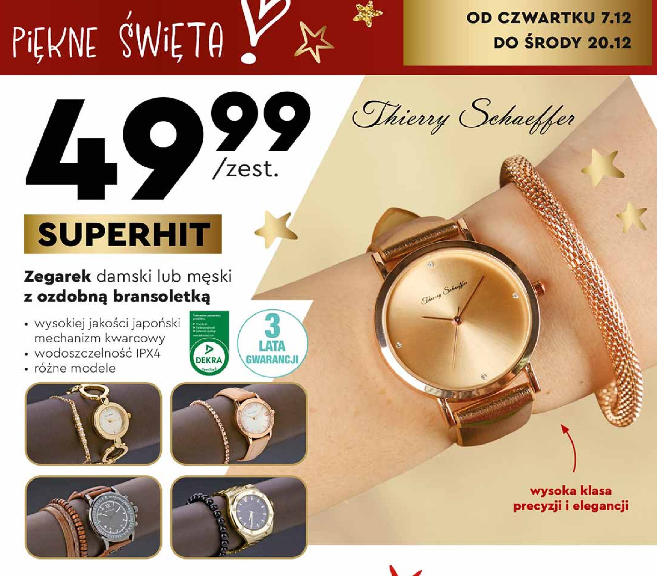 Zegarek z bransoletk膮 Thierry schaeffer promocja