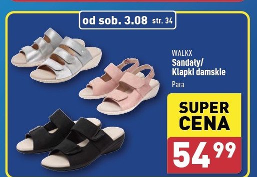 Sandały damskie Walkx promocja