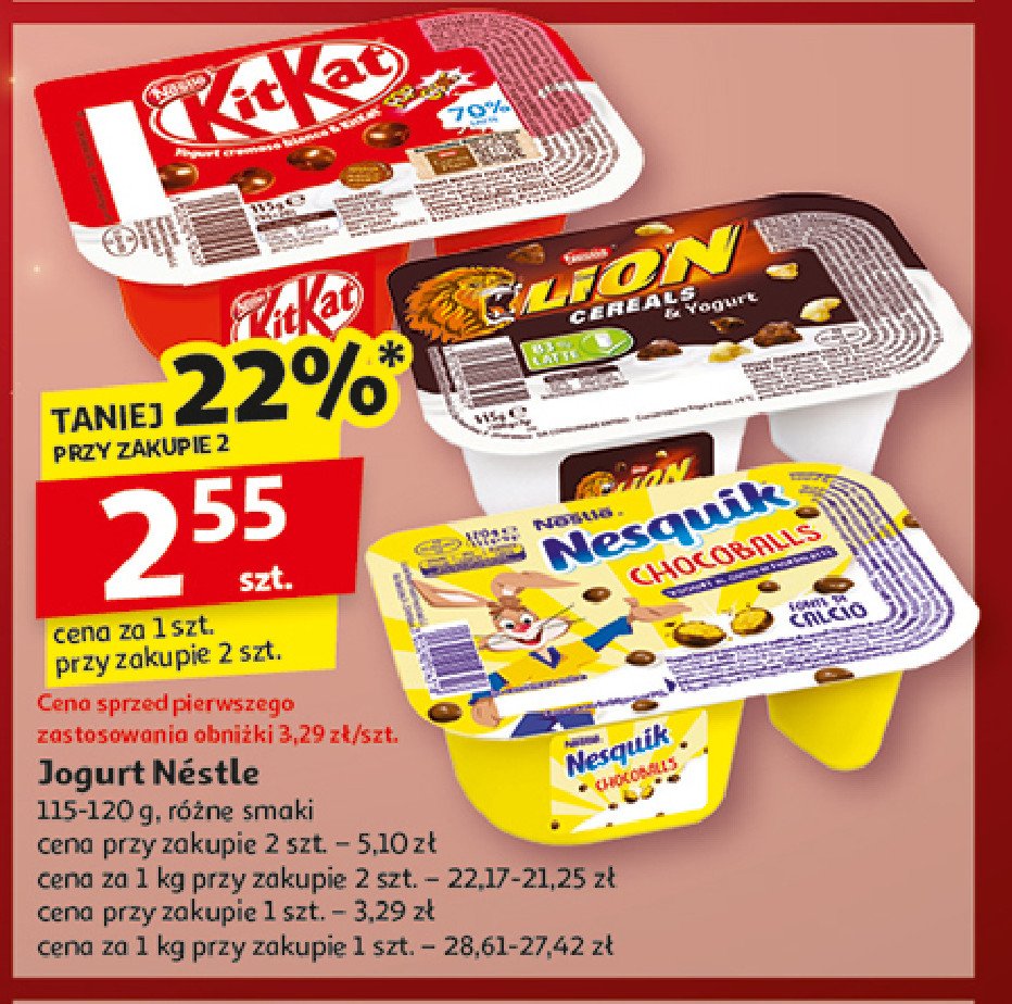 Jogurt Kitkat promocja