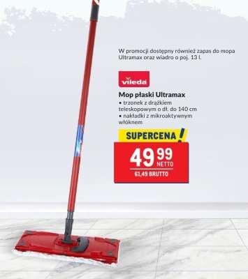 Mop płaski Ultramax Vileda promocja w Makro