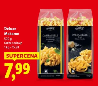 Makaron Deluxe Makaron promocja w Lidl