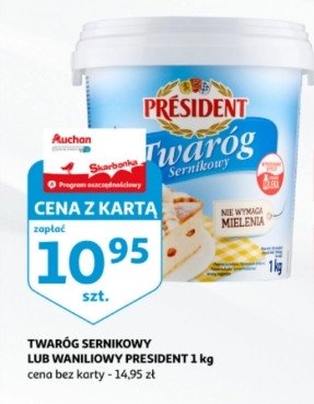 Twar贸g sernikowy President promocja