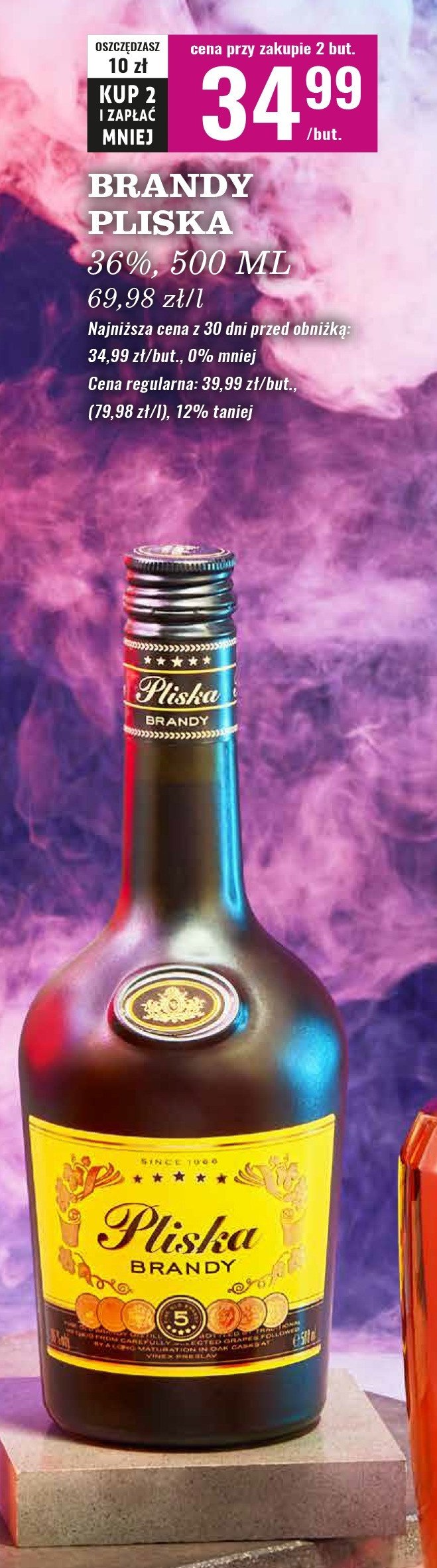 Brandy Pliska promocja w Biedronka