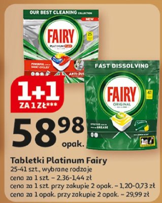 Tabletki Platinum Fairy promocja w Auchan