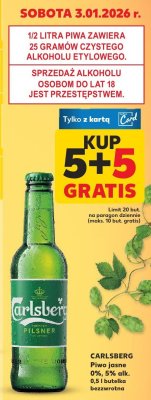 Piwo jasne 0% promocja w Kaufland