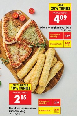 Pinsa Margherita promocja w Biedronka