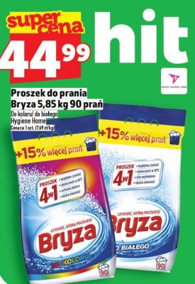 Proszek do prania Bryza 5,85 kg 90 prań promocja w TOPAZ
