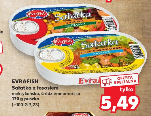 Sałatka z łososiem meksykańska Evrafish promocja