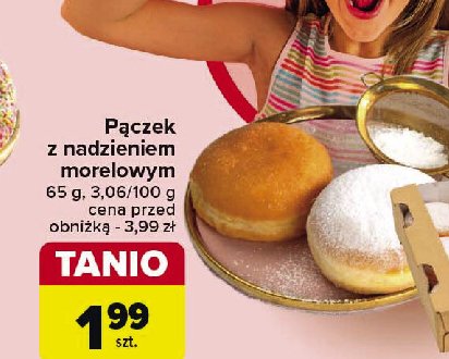 Pączek z nadzieniem morelowym promocja