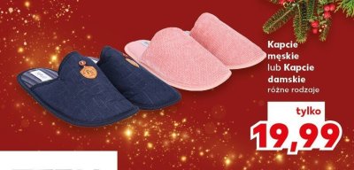 Kapcie męskie / damskie promocja w Kaufland