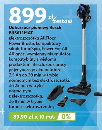 Odkurzacz bbs611mat Bosch promocja w Auchan