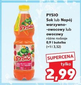 Sok marchew-jabłko-malina Pysio promocja