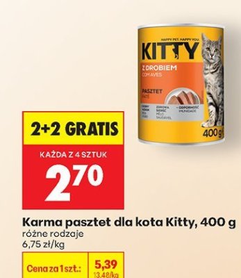 Karma pasztet dla kota, różne rodzaje promocja w Biedronka