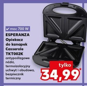 Opiekacz tkt002k Esperanza promocja w Kaufland