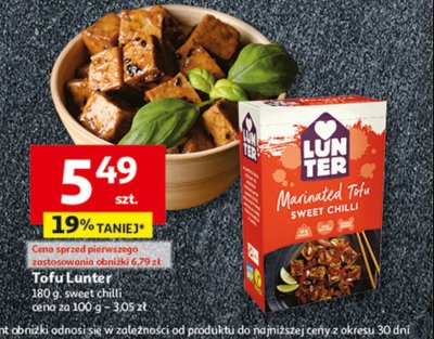 Tofu sweet chilli Lunter promocja