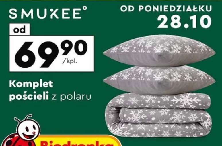 Komplet pościeli z polaru Smukee promocja