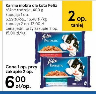 Karma dla kota uczta oceanu warzywa Purina felix fantastic promocja