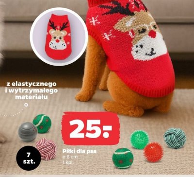 Piłki dla psa ø 6 cm 7 szt. promocja w Netto