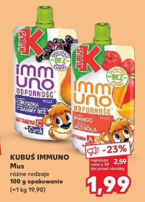 Mus różne rodzaje 100 g  promocja w Kaufland