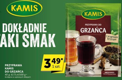Przyprawa do grzańca Kamis promocja w Euro Sklep