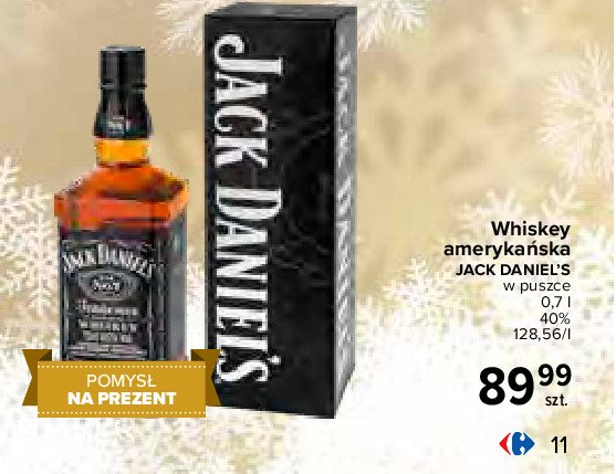Whiskey puszka Jack daniel's tennessee promocja