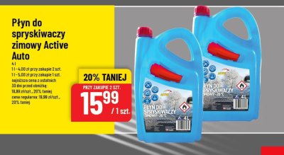 Płyn do spryskiwaczy zimowy Active Auto promocja w POLOmarket