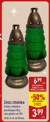 Znicz choinka promocja w Aldi