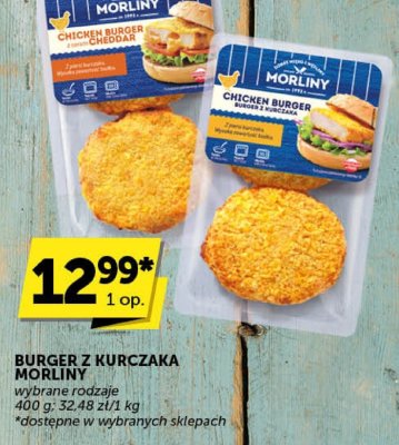 Burger z kurczaka Morliny promocja w Groszek