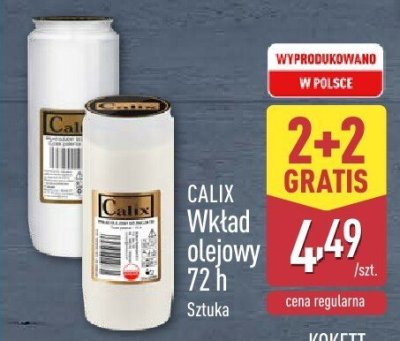 Wkład olejowy 72 h  promocja w Aldi