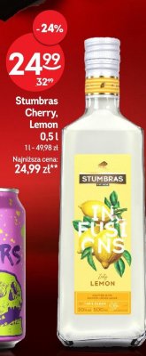 Wódka Stumbras Cherry, Lemon 0,5l promocja w Żabka