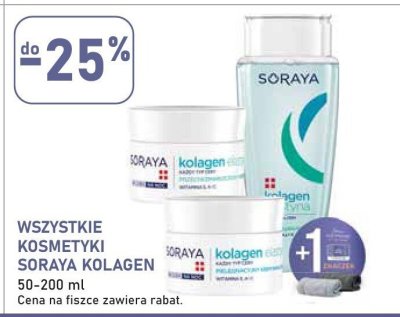 Kosmetyki Soraya Kolagen 50-200 ml promocja w Stokrotka
