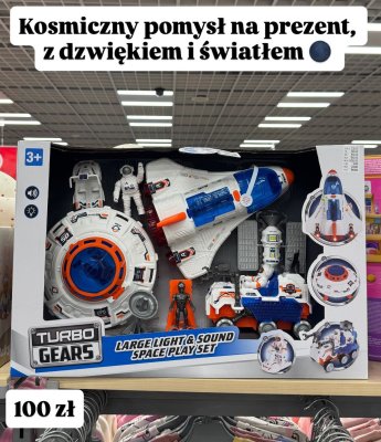 Zabawka Kosmonauci Large Light & Sound Space Play Set promocja w Pepco