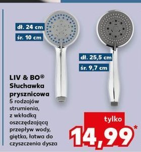 S艂uchawka prysznicowa 3-funcyjna Liv & bo promocja