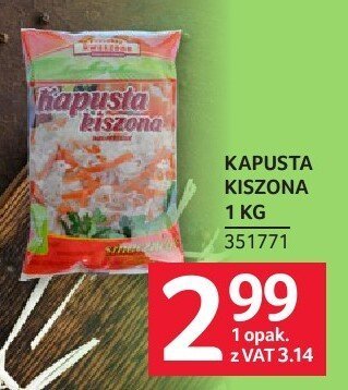 Kapusta kiszona 1kg promocja w Selgros