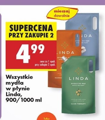 Myd艂o w p艂ynie bawe艂na Linda promocja