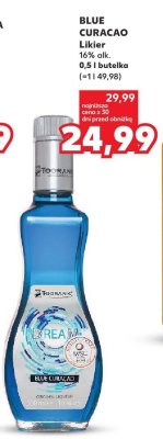 Likier Blue Curacao promocja w Kaufland