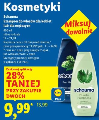 Szampon do włosów dla mężczyzn promocja w Lidl