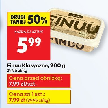 Miks tłuszczowy Finuu Klasyczne promocja w Biedronka