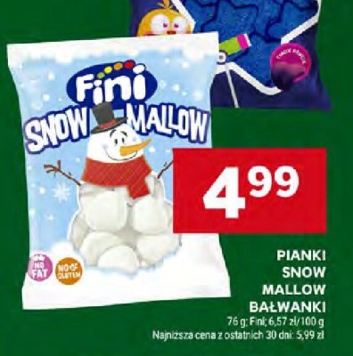 Pianki Snow Mallow Bałwanki Fini promocja w Stokrotka