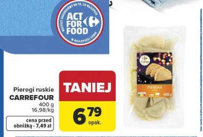 Pierogi ruskie CARREFOUR promocja w Carrefour
