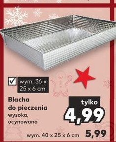 Blacha do pieczenia wym. 36 x 25 x 6 cm promocja