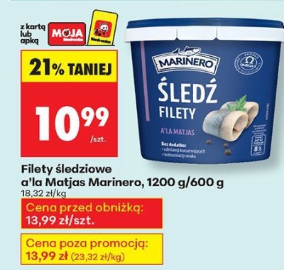 Filety 艣ledziowe a'la matjas Lisner promocja w Biedronka