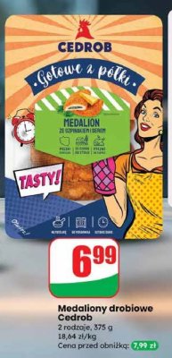 Medaliony drobiowe Cedrob  promocja w Dino