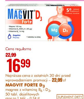 Tabletki Magvit d3 forte promocja