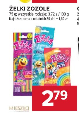 Żelki hello zelo rainbow Zozole promocja